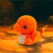 Peluche de Pokemon Tejido Chibi Charmander