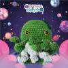 monstruo de peluche chibi cthulhu inspirado en HP Lovecraft marca Despojo & Esponjoso