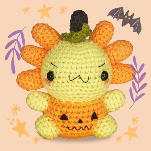 despojo y esponjoso, peluche ajolote, ajolote peluche, ajolotes de peluche, peluches de ajolote, halloween, edición especial, coleccionable, pumpking, axolot, ajolotes, decoración de halloween para oficina