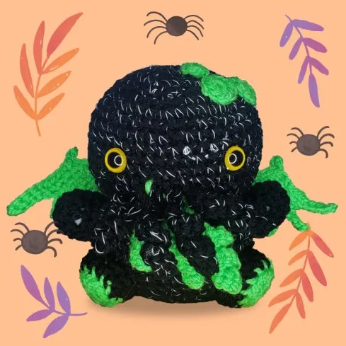 despojo y esponjoso, chibi, cthulhu, lovecraft, cthulhu de peluche