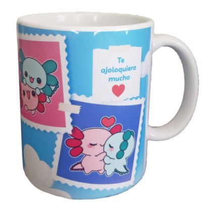 Taza para Regalo de 14 de febrero con diseño de Ajolotes | Ajolotaza - Imagen 7