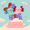 regalos para el 14 de febrero 2 peluche de ajolote con regalo sorpresa y envío gratis