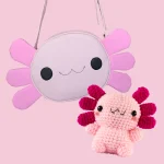 Bolso Despojo & Esponjoso con Peluche de Ajolote con Descuento